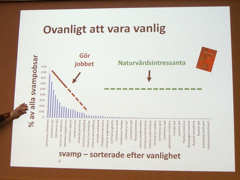 Ovanliga och vanliga arter